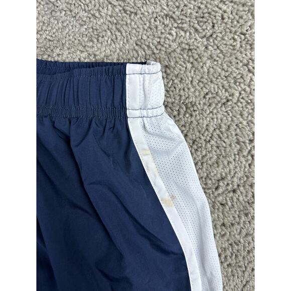 Nike Shorts Womens Medium Tempo Dri-Fit Running Blue White Lined Athletic * - Picture 12 of 15